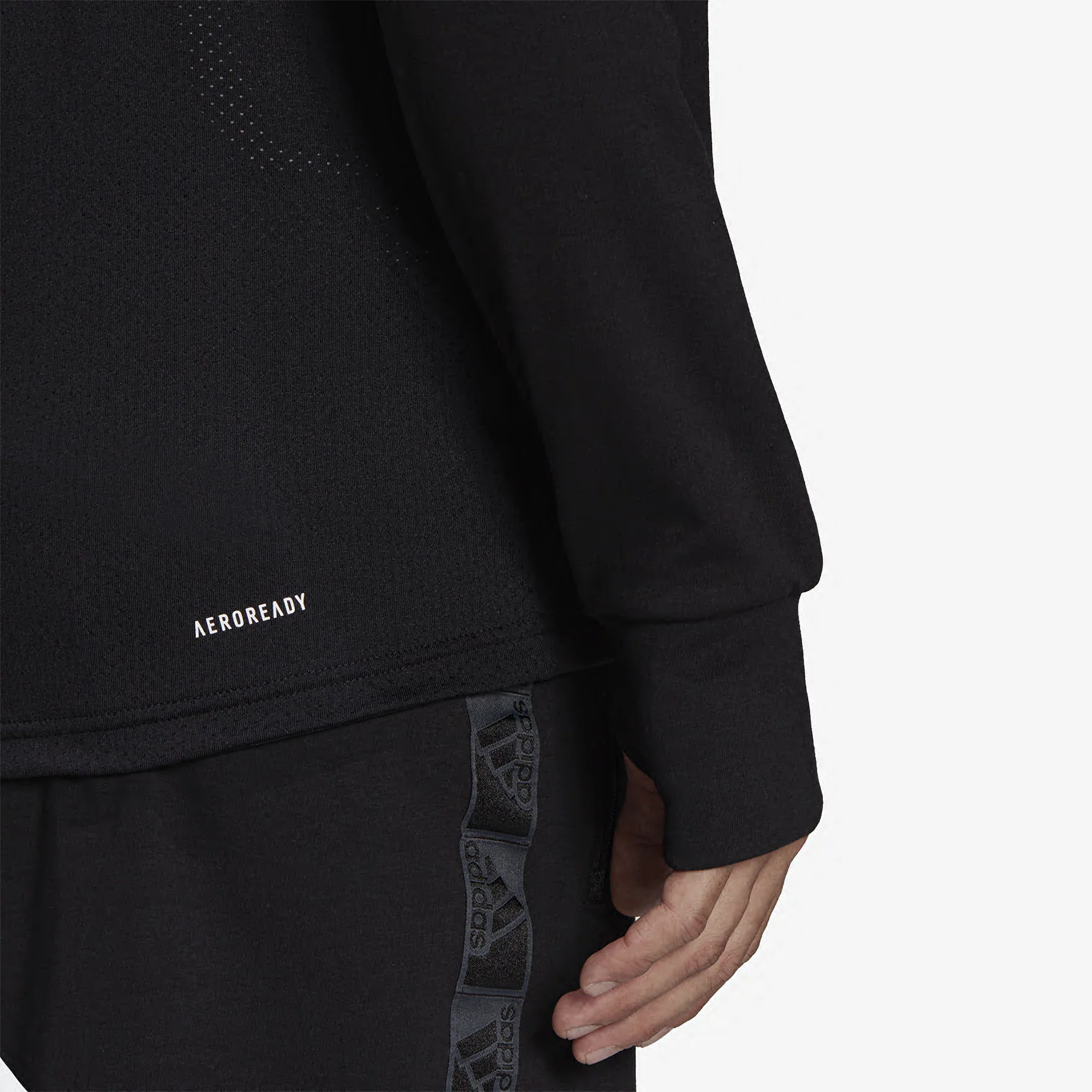 ADIDAS AEROREADY DESIGNED TO MOVE MOTION LOGO HOODIE - Image 5