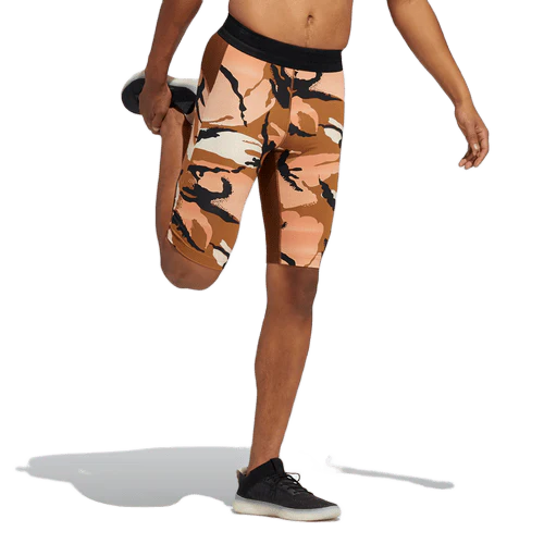 ADIDAS HEATRDY CAMO TECHFIT SHORT LEGGINGS - Image 4