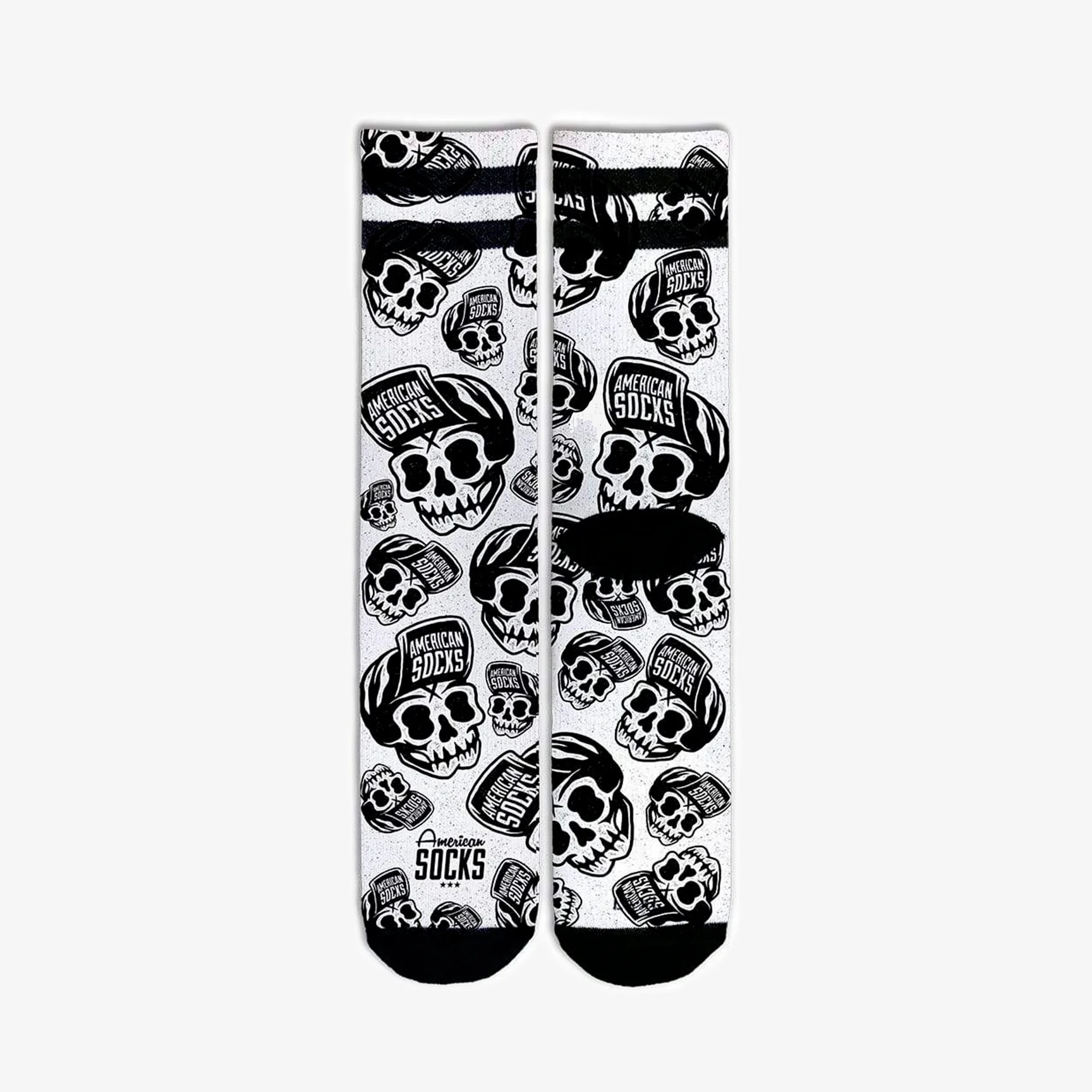 CALCETINES AMERICAN SOCKS SKATER SKULL