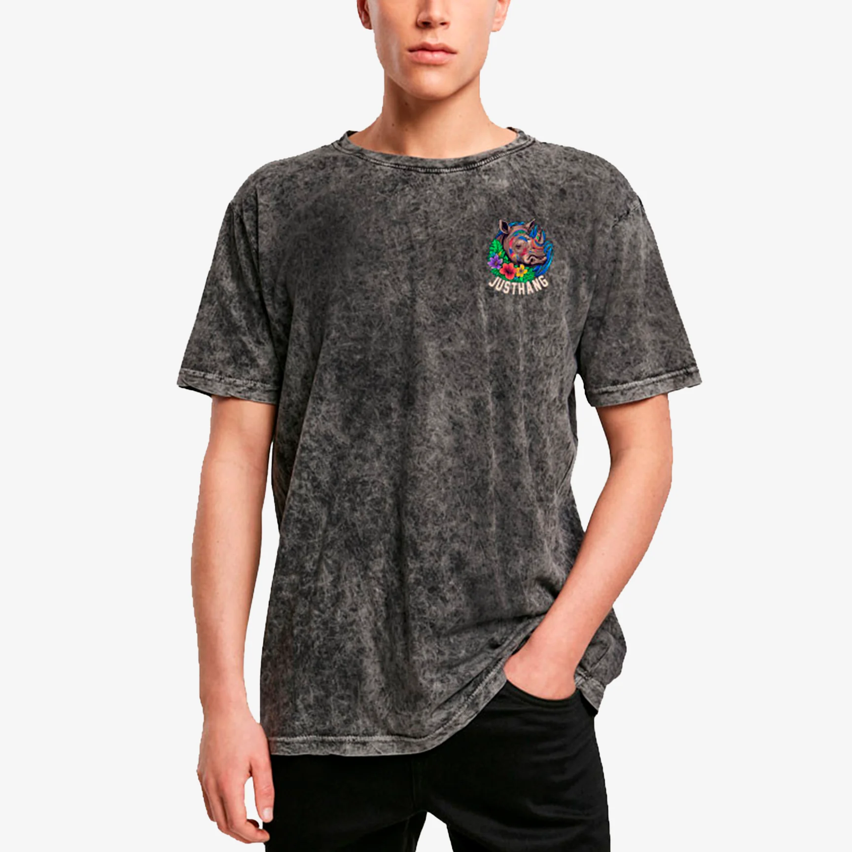 JUSTHANG OVERSIZE MEN'S T-SHIRT - Image 3