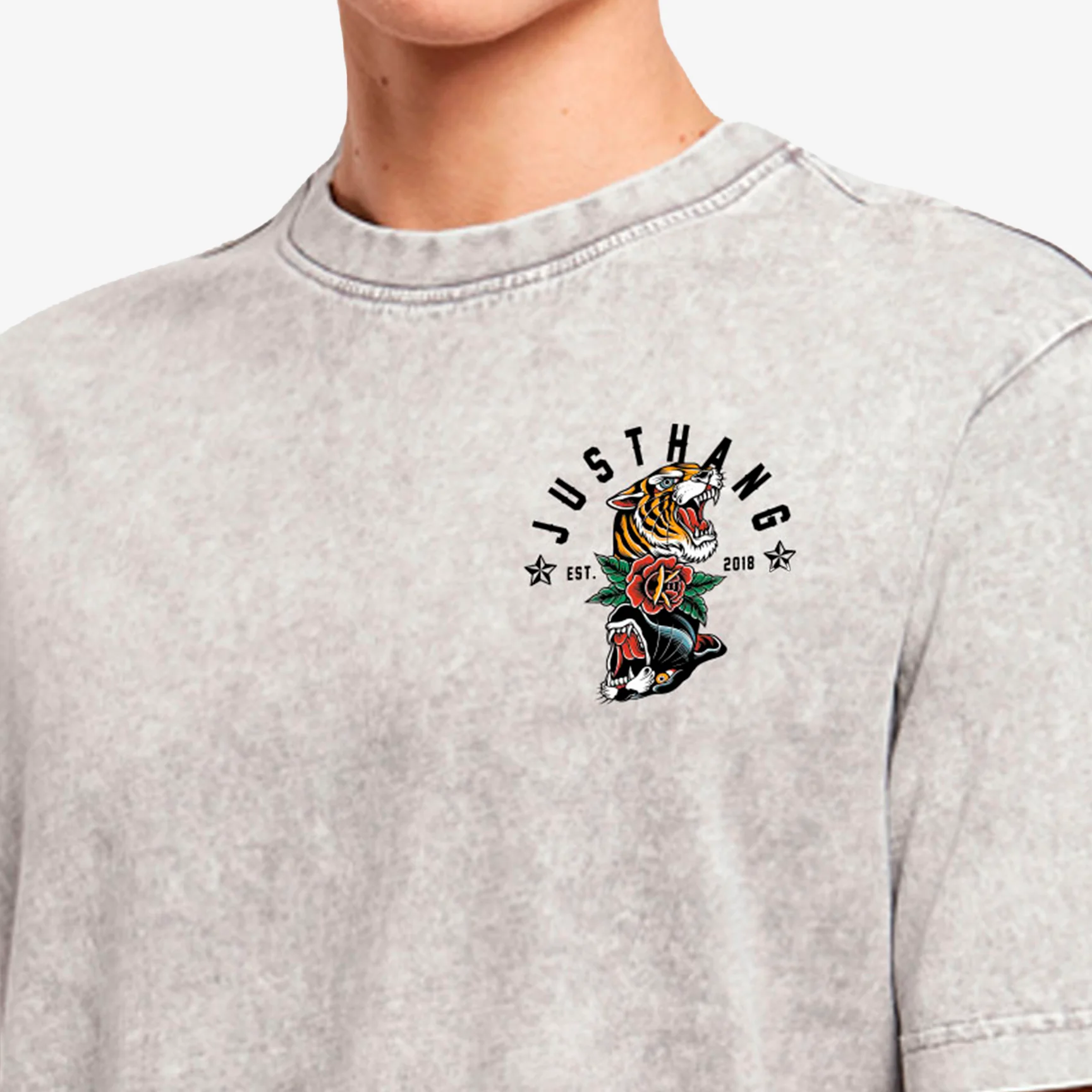 JUSTHANG OVERSIZE MEN'S T-SHIRT - Image 2