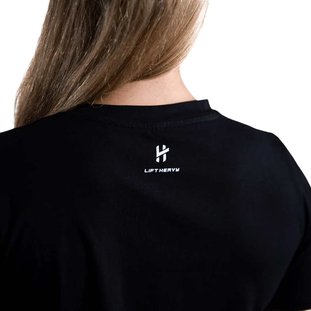 Lift Heavy Rounded Cropped T-Shirt - Image 2