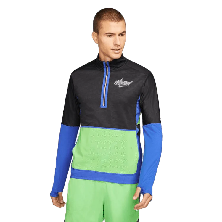 NIKE DRI-FIT ELEMENT WILD RUN LONG SLEEVE T-SHIRT