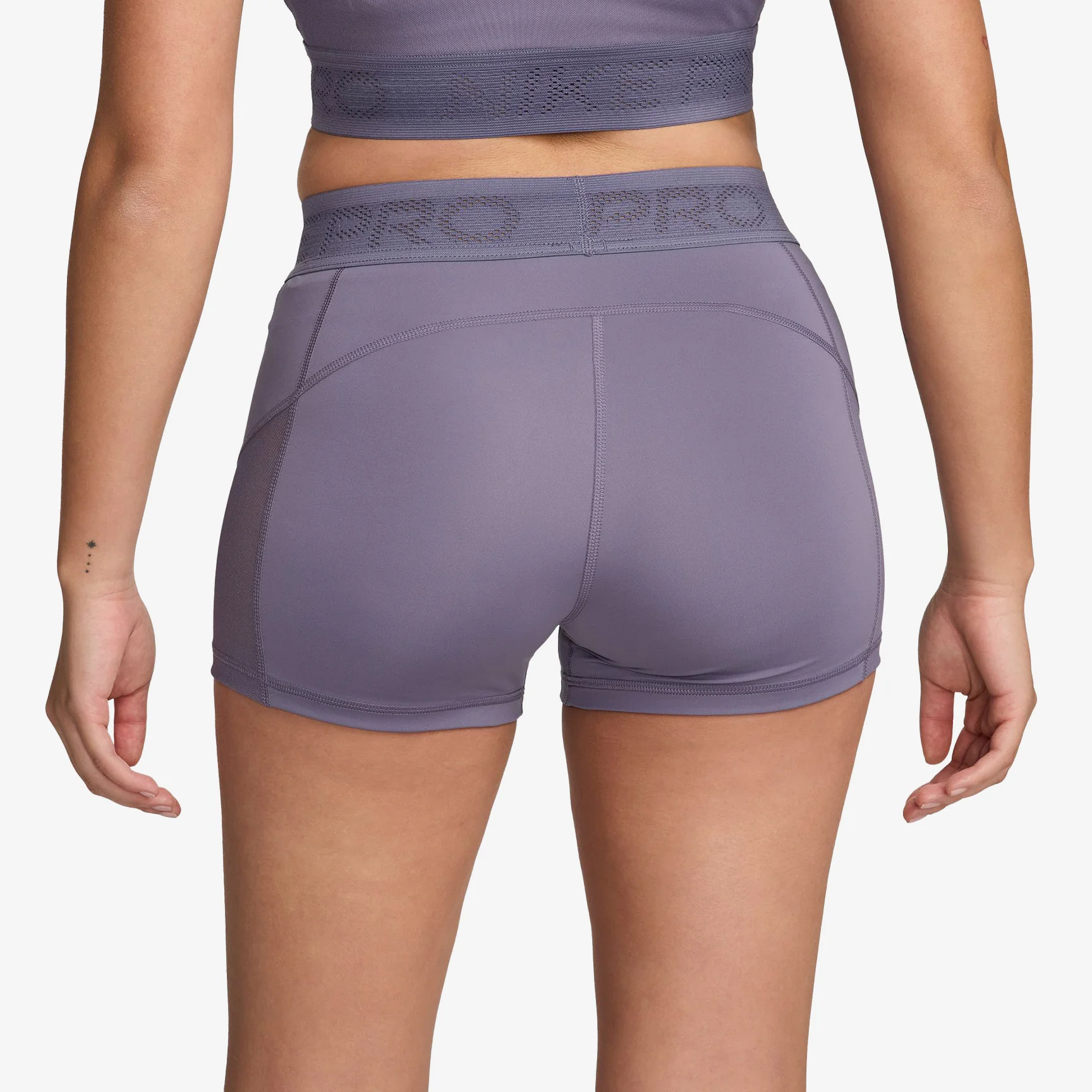 NIKE DRI-FIT MID WAIST SHORT - WOMEN - Image 2