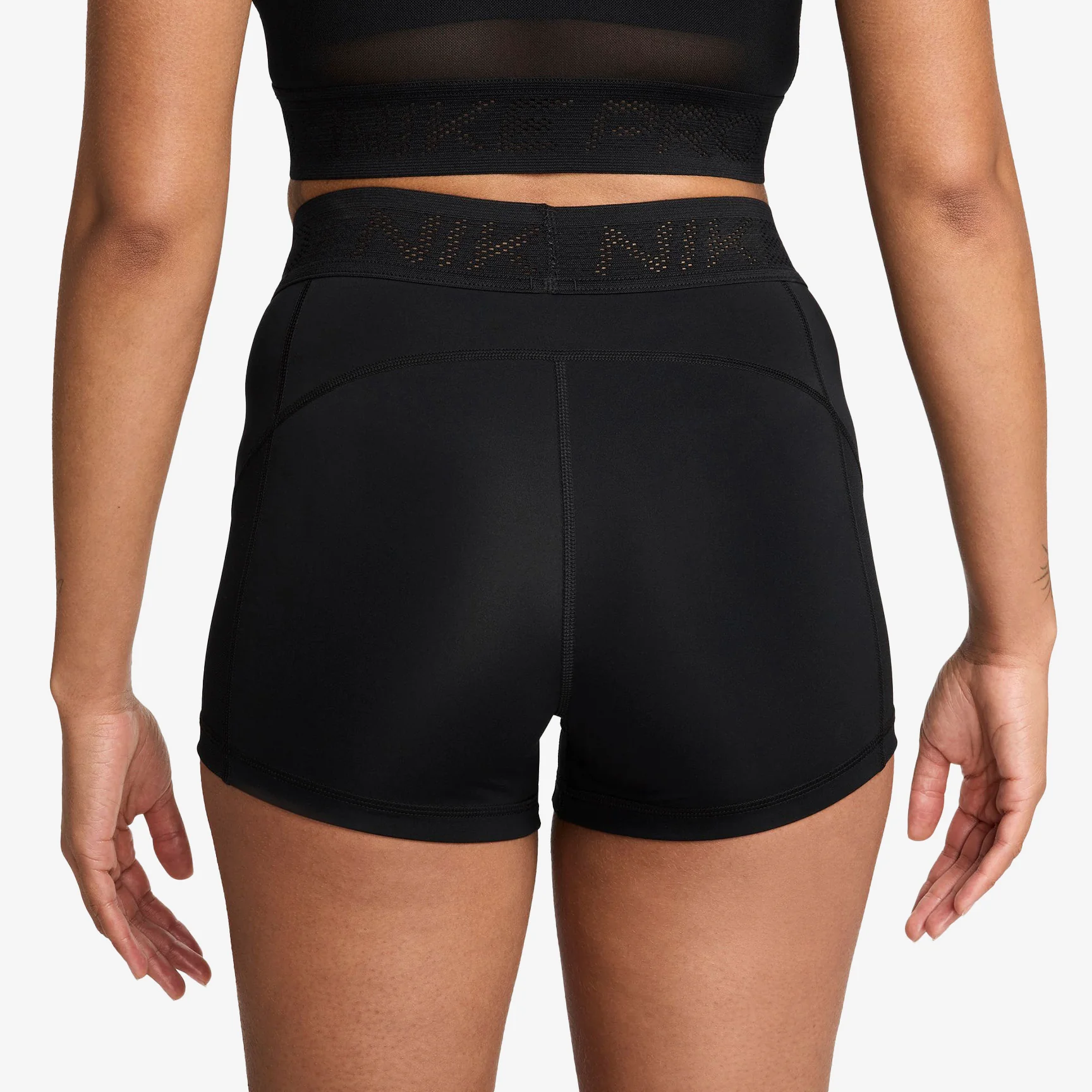 NIKE DRI-FIT MID WAIST SHORT - WOMEN - Image 2