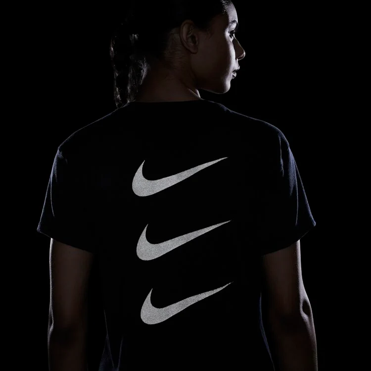 NIKE DRI-FIT RUN DIVISION RUCHED T-SHIRT - Image 3