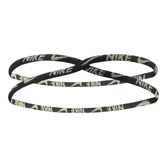 NIKE FIXED LACE HEADBAND METALLIC