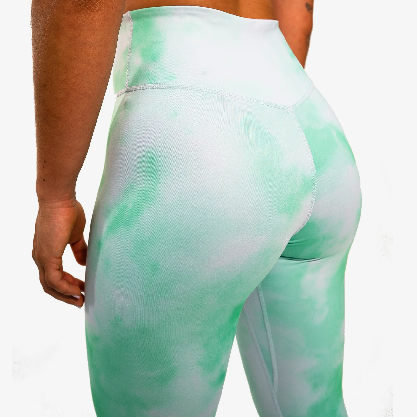 NIKE ONE ICON CLASH MID-RISE CROPPED LEGGINGS - Image 4