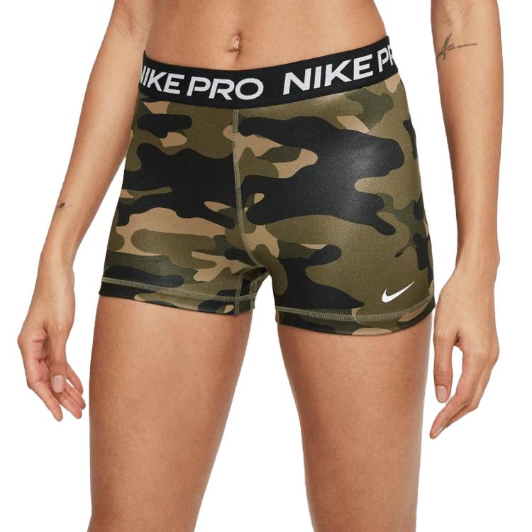 NIKE PRO DRI-FIT CAMO 3" SHORTS