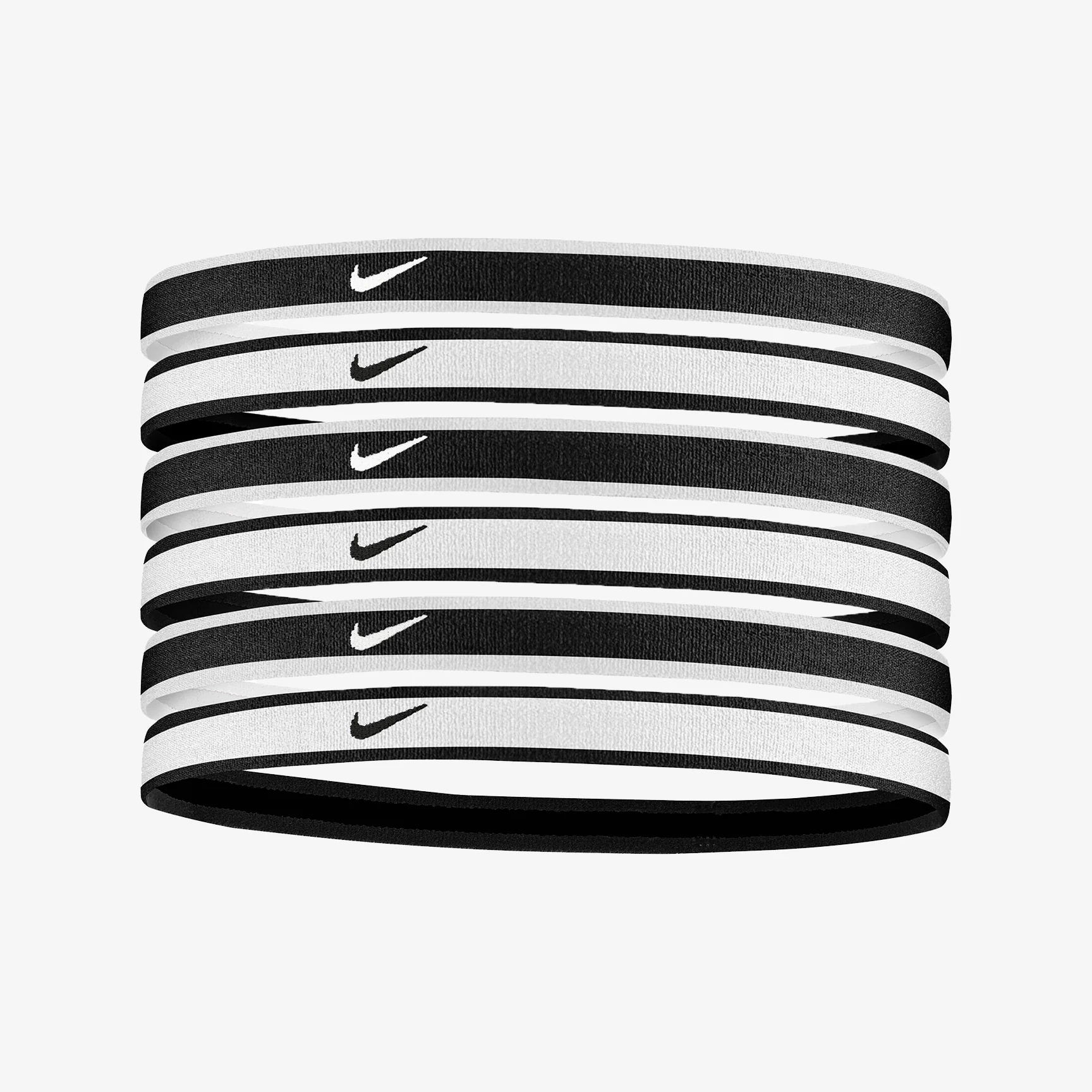 NIKE SWOOSH SPORT HEADBANDS 6PK TIPPED