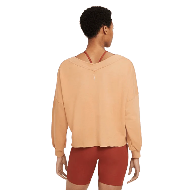 NIKE YOGA LUXE LONG SLEEVE T-SHIRT - Image 2