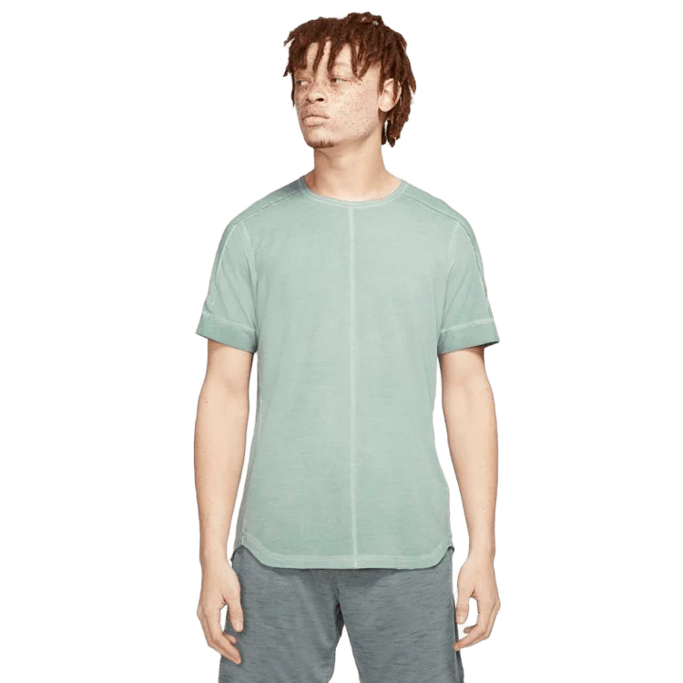 NIKE YOGA  SHORT-SLEEVE SPECIALTY-DYED TOP