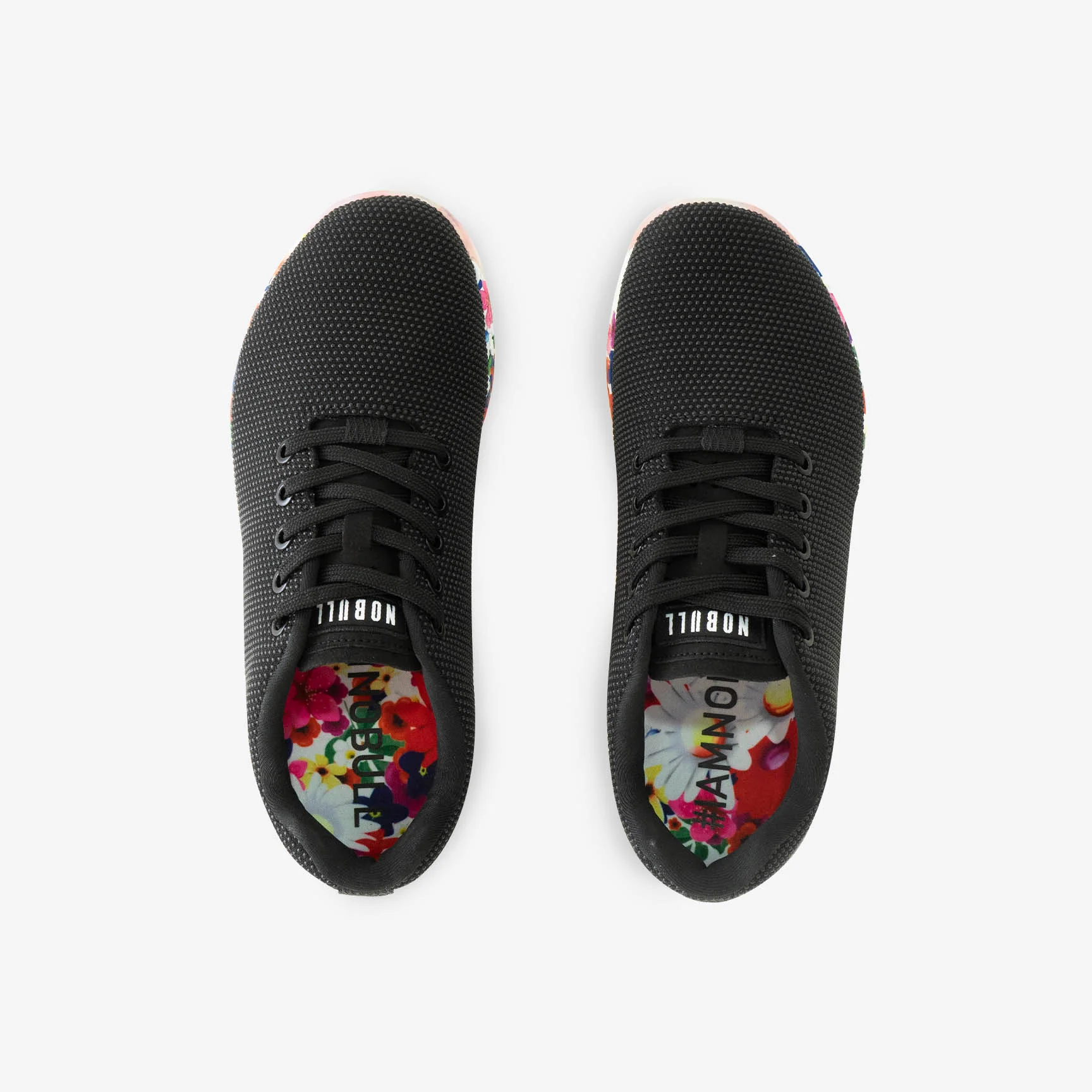 NOBULL BLACK FLORAL TRAINER - WOMAN - Image 4