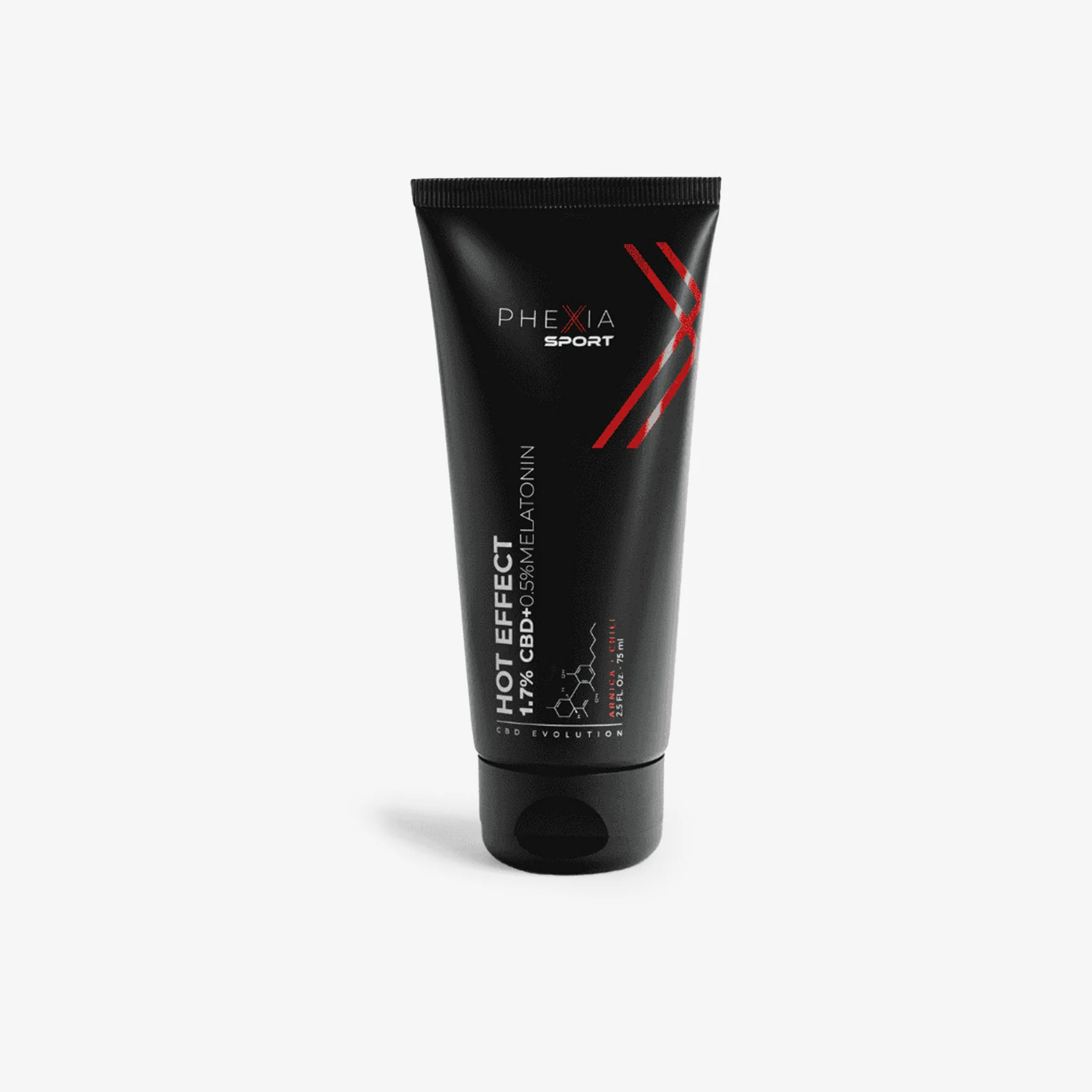 PHEXIA SPORT HOT EFFECT 75ML 1,7% CBD + 0,5% MELATONINA