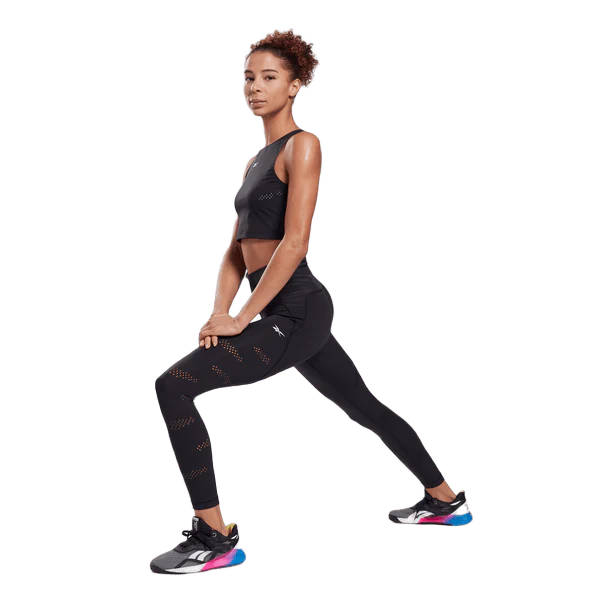 REEBOK LUX PERFORM HR PERFORATED LEGGINGS - Image 6