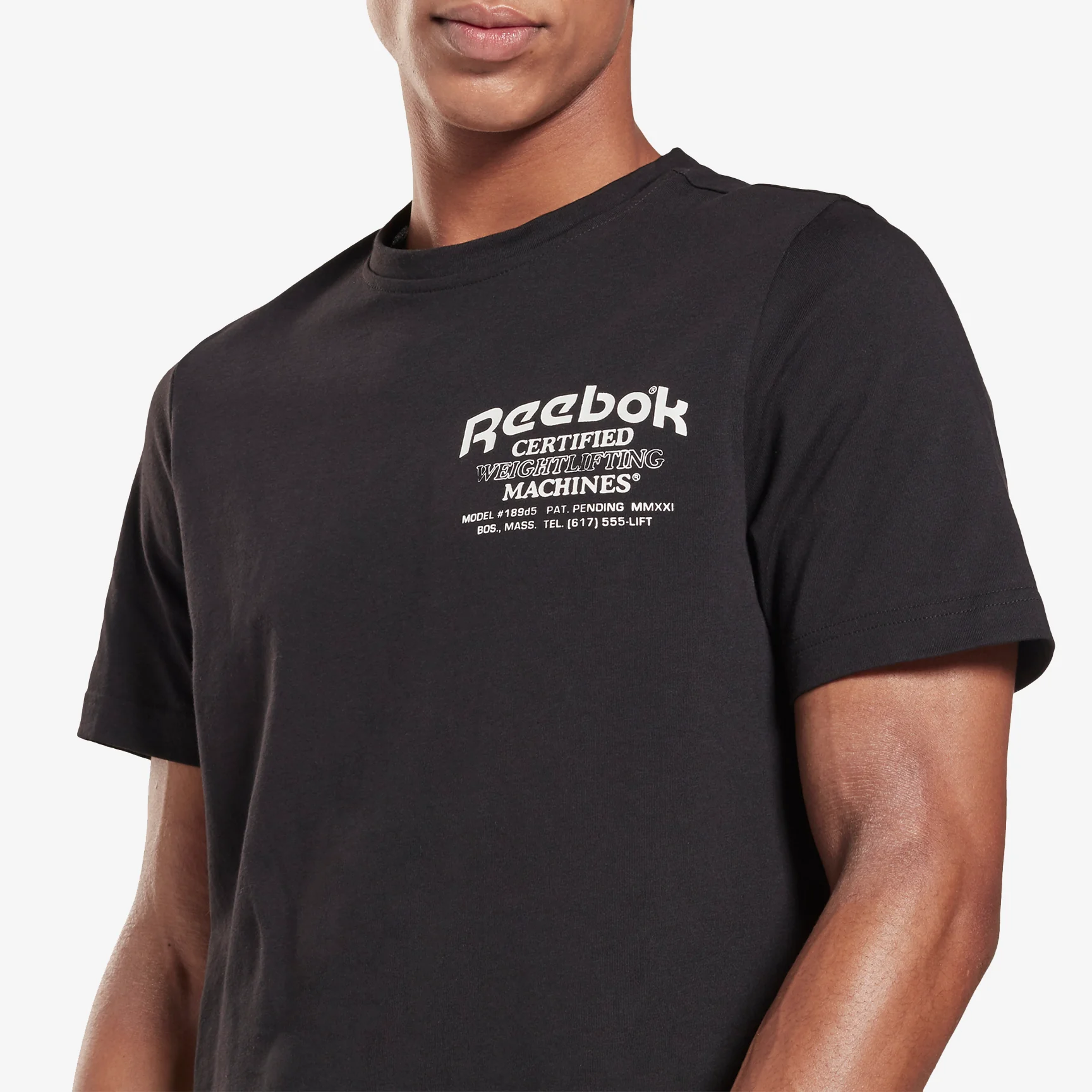 REEBOK WEIGHTLIFTING NOVELTY GRAPHIC T-SHIRT - Image 3