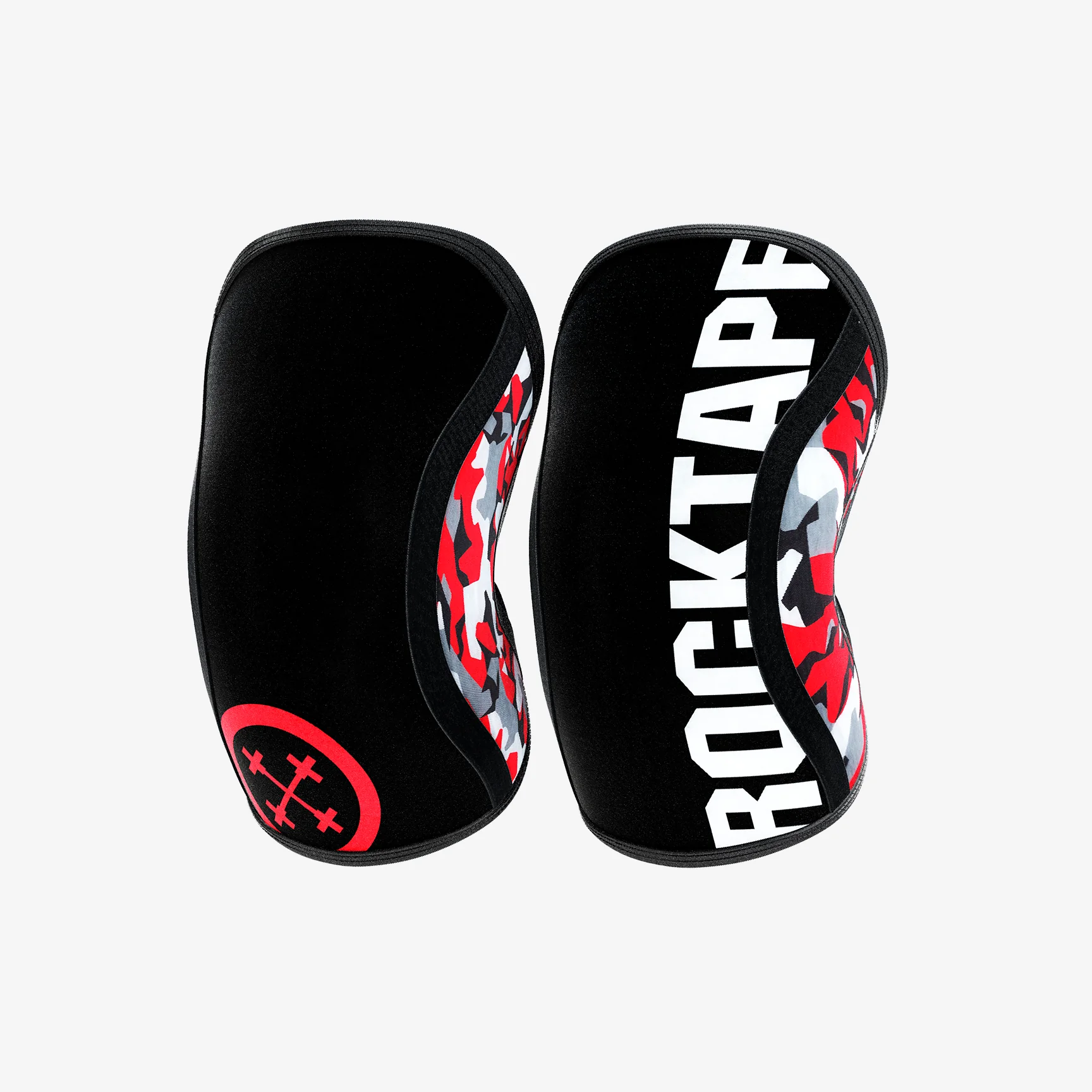 ROCKTAPE RED CAMO KNEE SUPPORT 5MM (2 U)