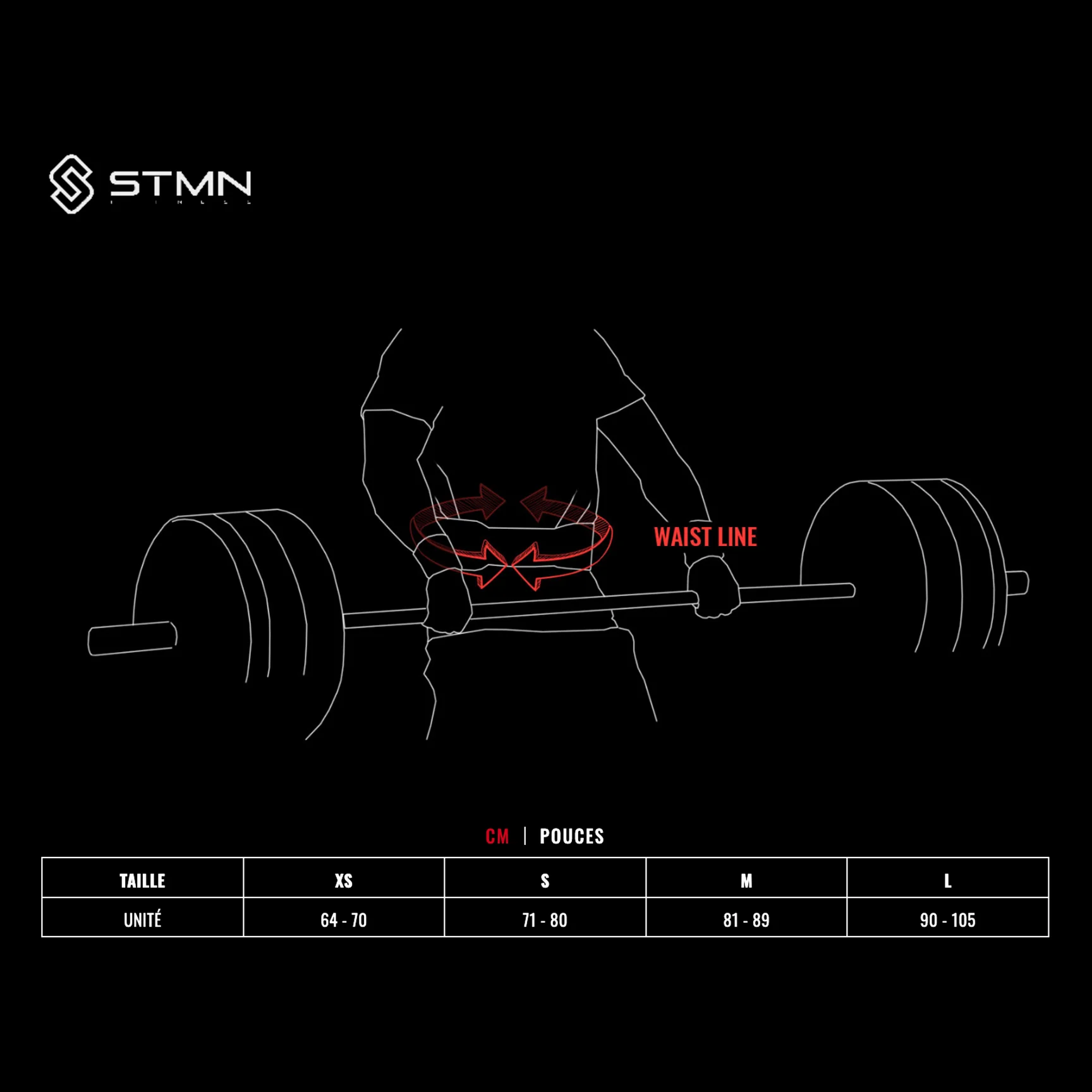 STNM WORKOUT WEIGHTLIFTING BELT - Image 3