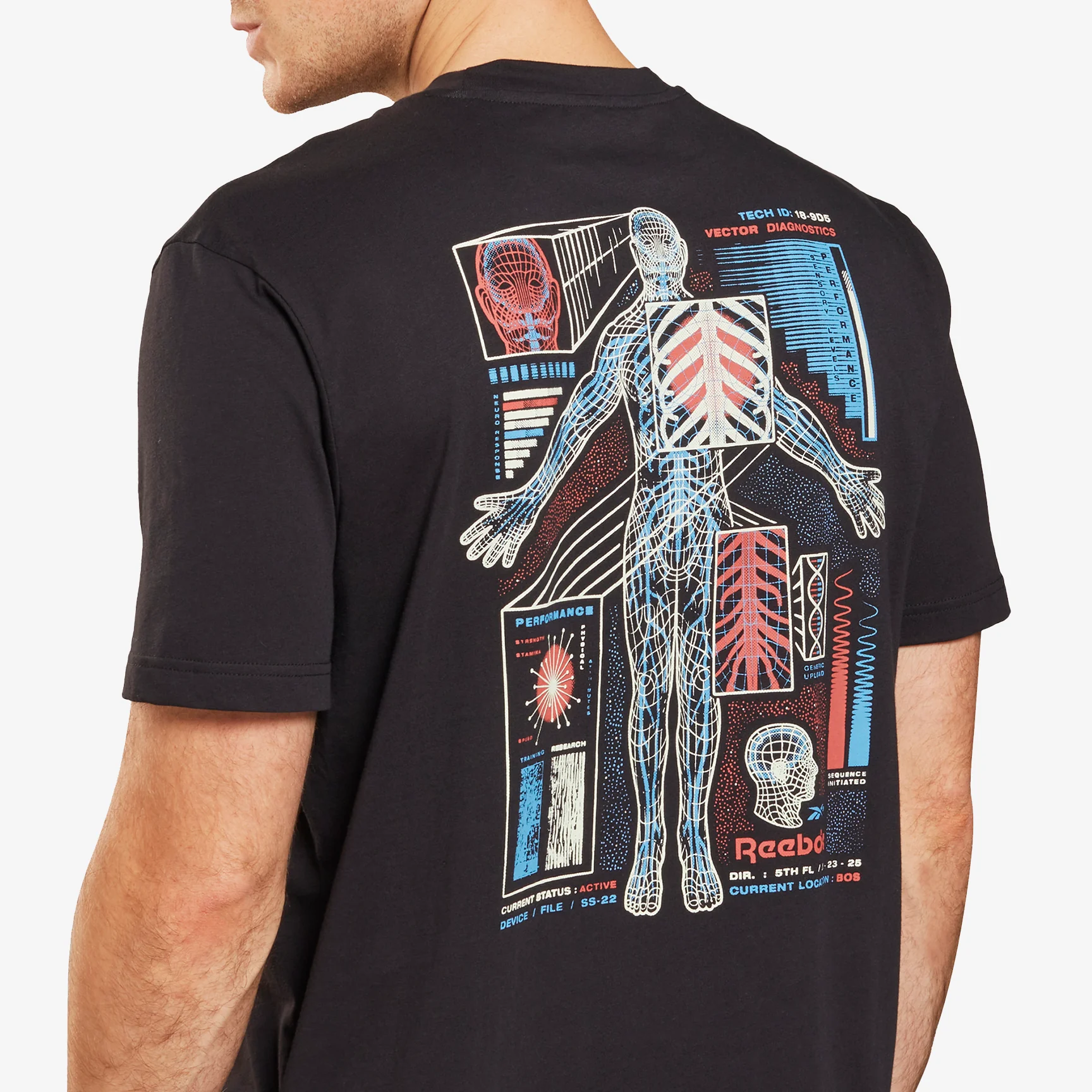 T-SHIRT REEBOK DATA FITNESS