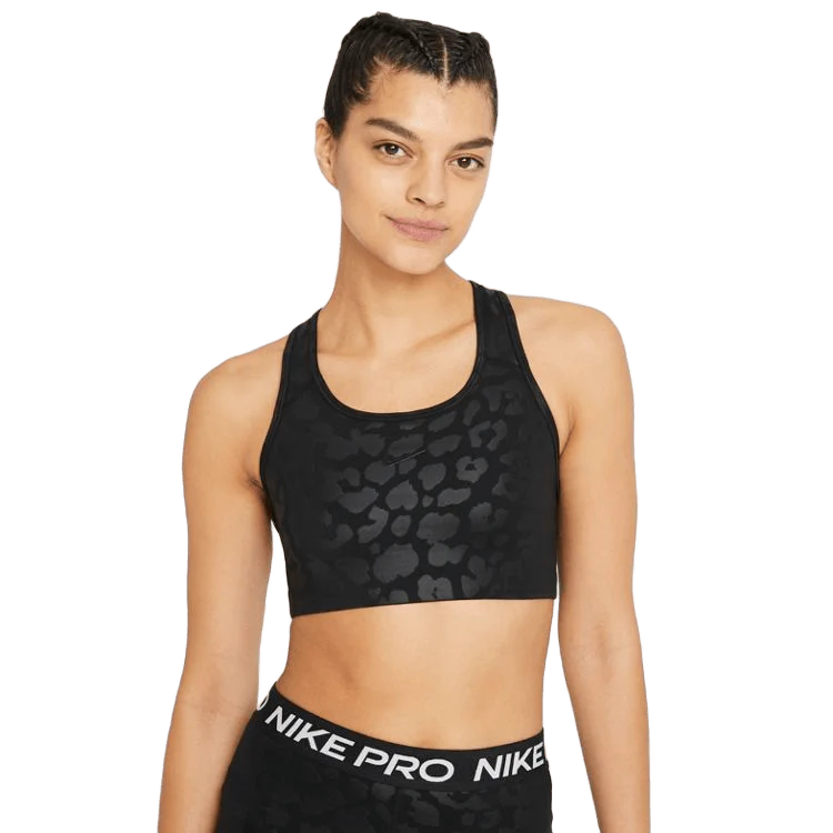 TOP NIKE DRI-FIT SWOOSH LEOPARD - MEDIUM IMPACT