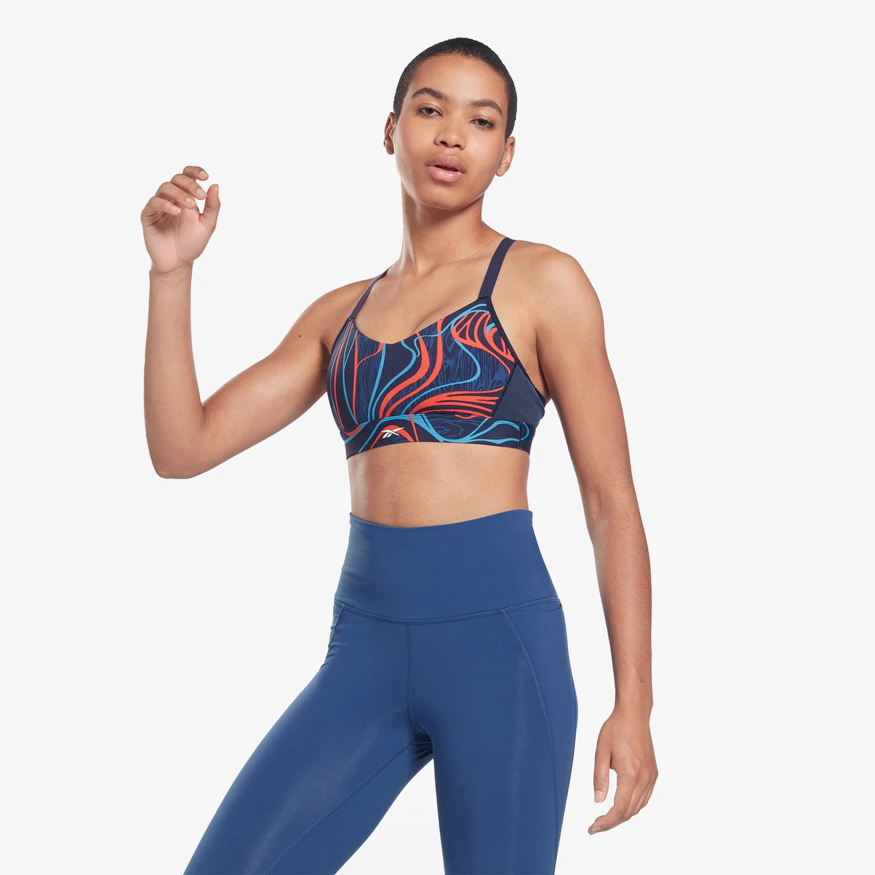 TOP REEBOK LUX STRAPPY - MEDIUM IMPACT