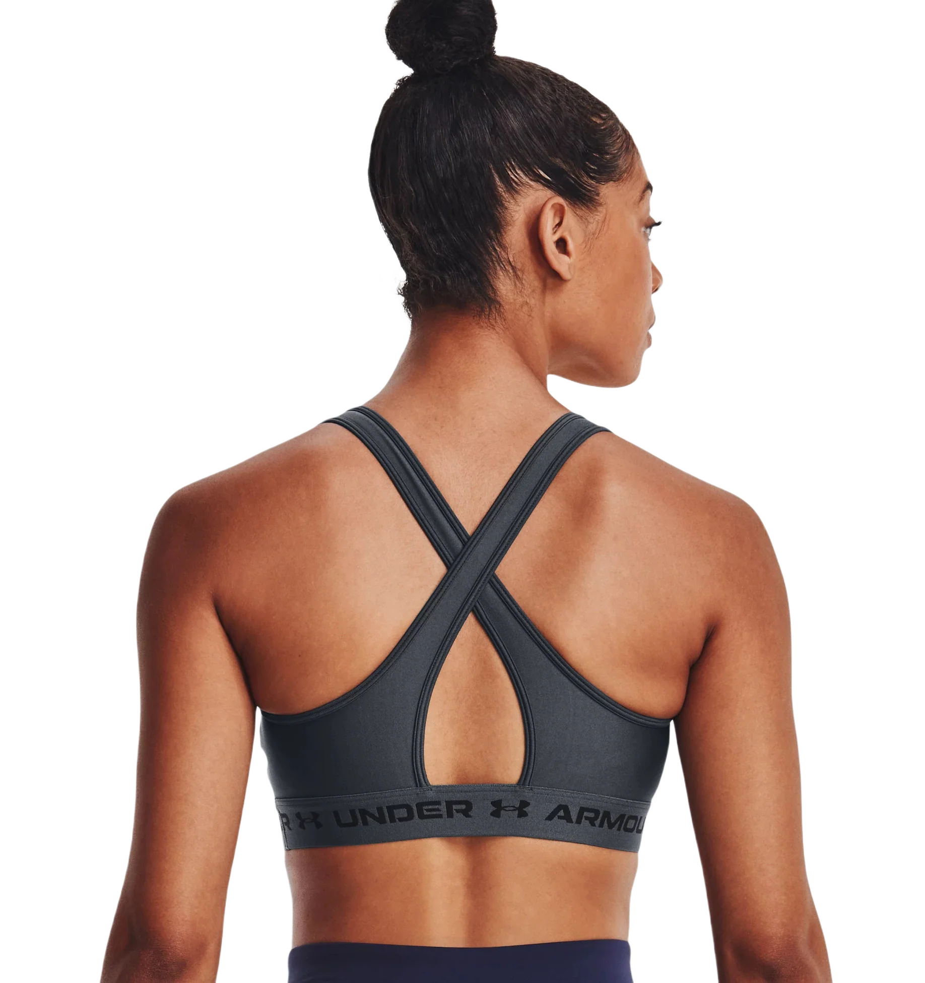 TOP UNDER ARMOUR MID CROSSBACK - MEDIUM IMPACT - Image 2