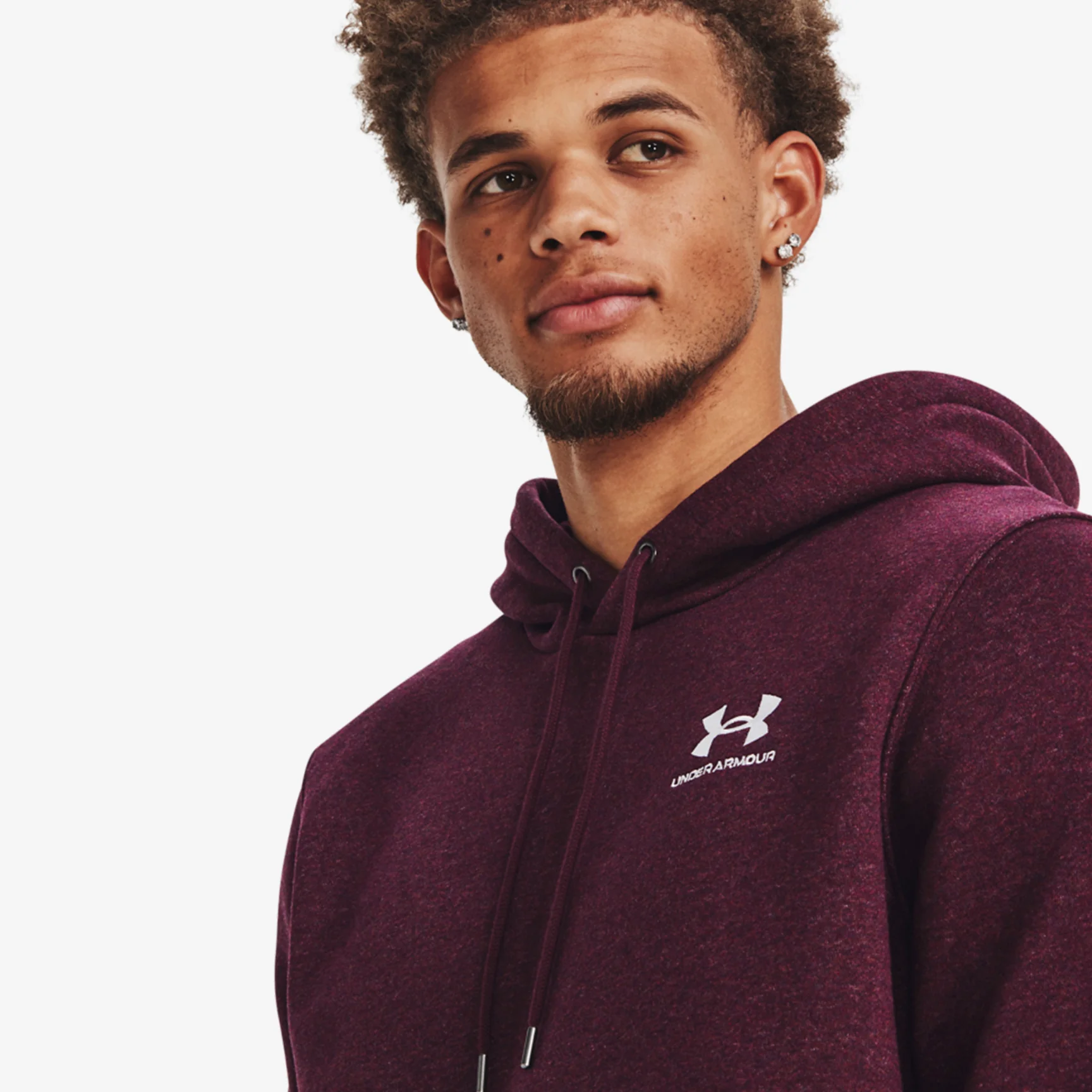 UA ESSENTIAL FLEECE HOODIE - Image 3
